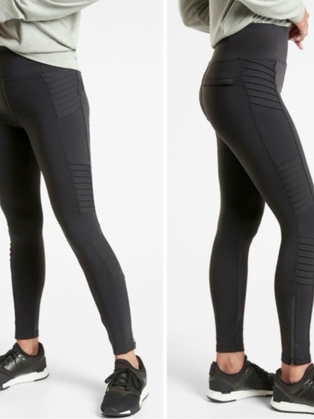 Athleta Black Delancey Motto Tight XS